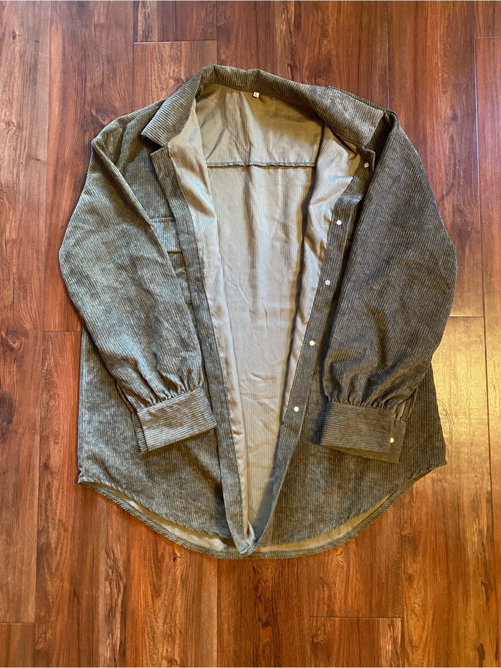 Olive Corduroy Shirt